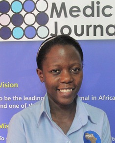 Anita Tibasaaga from the Pan African Medical Journal